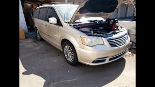 Chrysler Town Country Dodge Grand Caravan Как заменить подушки двигателя/трансмиссии Replace Mount