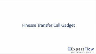 Call Transfer Gadget for Cisco Finesse (UCCE, PCCE or UCCX)