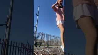 Girl smashing light bulb  Sneaker