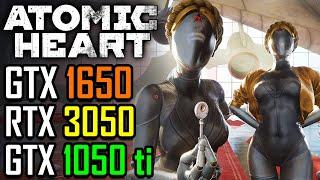 Atomic Heart PC | GTX 1650 | GTX 1050 ti | RTX 3050 | Playable?  #PCGamePass