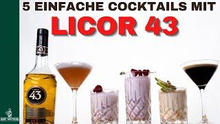 5 Cocktails mit Licor 43 /43er!  (Schnell + Einfach)