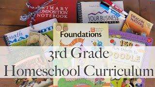3rd Grade Homeschool Curriculum Choices | 2023-34 Curriculum Series Video 7