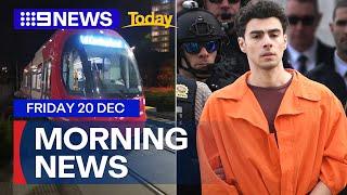 Potential death penalty for accused CEO killer; Parramatta light rail opens | 9 News Australia