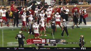 Wisconsin recovers fumble after Purdue player thought the play was over 