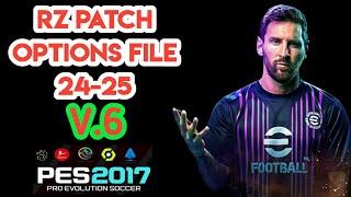 PES 2017 RZ Patch 2024 Update V6 Options File Update