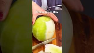 Pelling melon Dew #fruits #asmrsounds #satisfyingsound