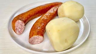 If You Have Kielbasa Sausage and Potatoes at Home! Make This Quick and Super Easy Dinner Recipe!