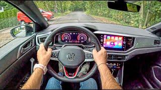 NEW Volkswagen Polo GTI (2.0 TSI 207 hp) | POV Test Drive #2210 Joe Black