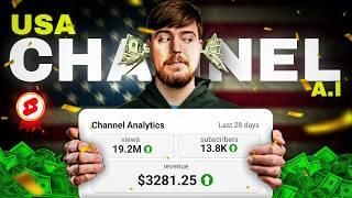 Create a USA Based AI channel for FREE and Earn 100X More Money from YouTube 