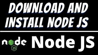 How to download and install Node JS on windows 10