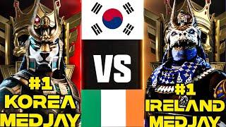 NUMBER 1 RANKED MEDJAY KOREA VS NUMBER 1 RANKED MEDJAY IRELAND! FOR HONOR