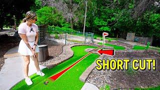 We Found an Awesome Mini Golf Course at a Park!
