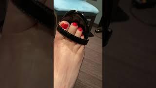 Waiting for my foot massage