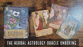 The Herbal Astrology Oracle | Unboxing and Flip Through