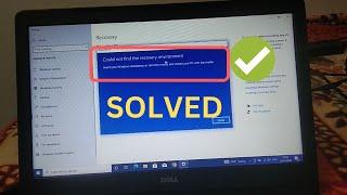 Fix could not find the recovery environment while resetting PC windows 10/11