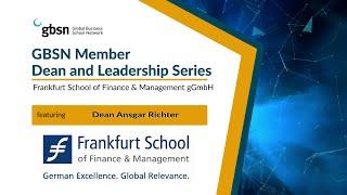 Frankfurt School of Finance and Management Dean Interview