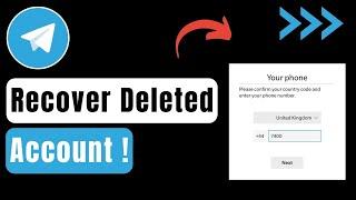 How to Recover Deleted Account on Telegram