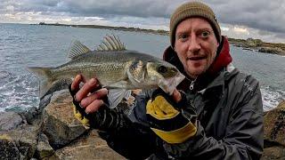 LURE FISHING FOR BASS | WIND, RAIN & A FEW FISH