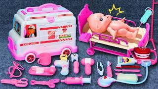 20 Minute ASMR Satisfying: Unboxing Cute Doctor Toy & Saving Injured Baby Doll | Relaxing Toy Review