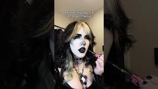 How I Be Without Goth Makeup#goth #gothgirl #gothmakeup #tradgothmakeup #tradgoth #gothic