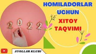 HOMILADORLAR UCHUN QADIMIY XITOY TAQVIMI