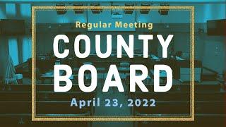 Arlington County Board Public Hearing - April 23, 2022