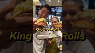 10 pound King Crab turned into THREE separate gourmet meals #Shorts #EstherChoi