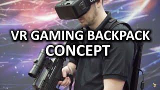 VR Gaming Backpack Concept from Aorus - CES 2016