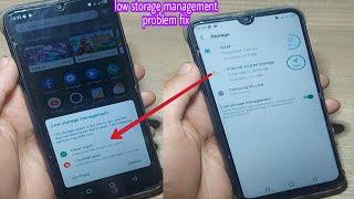 Infinix low storage management problem fix 100% 2021