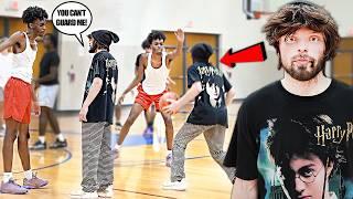 I Went UNDERCOVER At A High School Basketball Try Out!