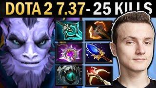 Riki Gameplay Miracle with 25 Kills and Battlefury - Dota 2 7.37