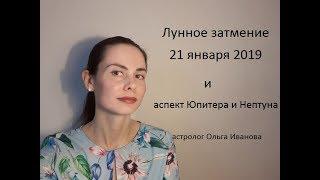 ЛУННОЕ ЗАТМЕНИЕ 21 января 2019 года и аспект "большой воды"