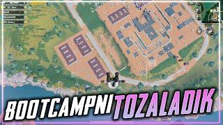 BOOTCAMPNI TOZALADIK | PUBG MOBILE SQUAD GAMEPLAY | O'ZBEKCHA LETSPLAY