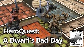 Classic HeroQuest Playthrough - Adventure 3: Lair of the Orc Warlord | Let's Play an Old Board Game