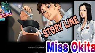 Miss  Okita  story  line #Summertimesaga #LionHunter