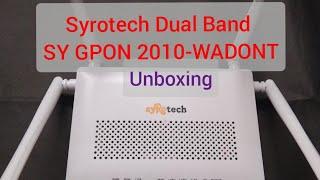 Syrotech( GPON 2010 WADONT ) ONU unboxing