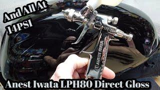 Iwata LPH80 Direct Gloss 2k Paint With Upol Clear Coat