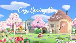  Chill Lofi Beat • Cozy Spring Day | Animal Crossing Ambience [1 hour]