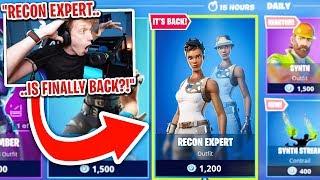 RECON EXPERT IS ACTUALLY BACK...