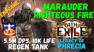 PoE 3.25 Legacy of Phrecia: Ancestral Commander Righteous Fire Build, 5.5M DPS, Mega Tanky