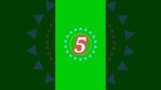 green screen timer ⏳⌛ countdown 5sec video #greenscreen #short #shorts