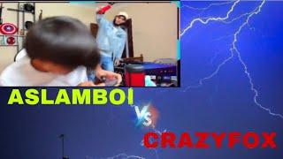 ASLAMBOI vs CRAZYFOX//JANJAL STREAMDAGI VOQIYALAR (BABAEV PUBGM) #aslamboi #vs #crazyfox