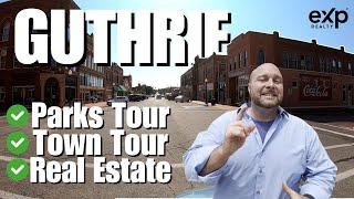 Great Oklahoma City Suburb Guthrie OKLAHOMA ️ PARKS & MAP Tour & Real Estate | Living In Guthrie