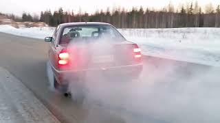 Opel omega A 2.6 drifting & burnouts