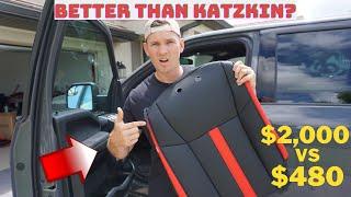 Are These Seat Covers BETTER Than Katzkin? Kustom Interior Ford F150 Leather Seat Covers