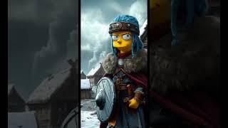 The Simpsons. Part 1. #ai #aiart #artificialintelligence #aigenerated #vikings #valhalla #history