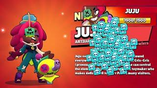 JUJU NEW BRAWLER!! 1900 CREDITS!! LEGENDARY FREE GIFTS!! BRAWL STARS UPDATE REWARDS!!