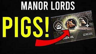 Manor Lords - Pigs are Finally In