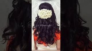 Simple Jasmine hairstyles for women #bridal #hairstyle #hair #bride