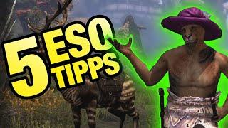 Elder Scrolls Online  5 Tipps zum Einstieg in ESO  Für Anfänger  Guide 2023